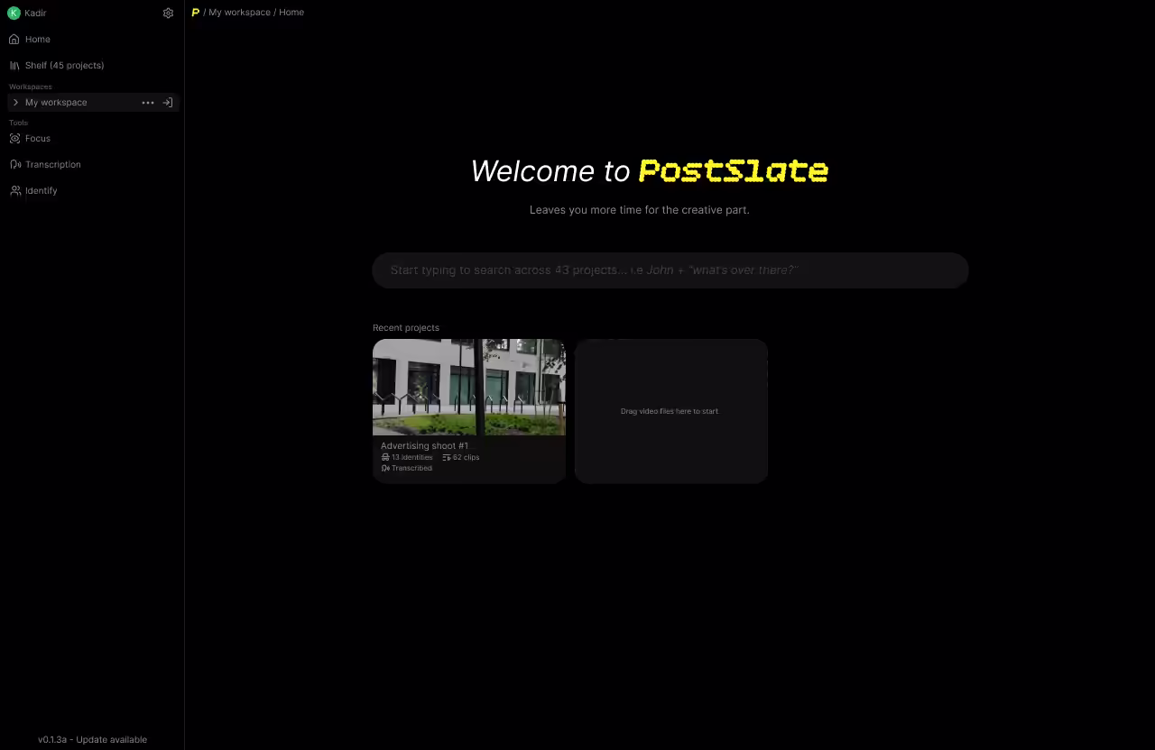 PostSlate dashboard preview